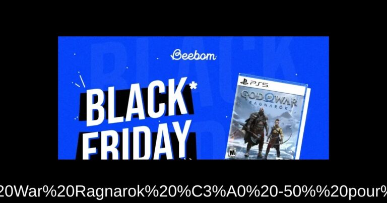 Offre Exceptionnelle : God of War Ragnarok à -50% pour le Black Friday Anticipé