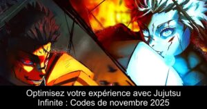 Optimisez votre expérience avec Jujutsu Infinite : Codes de novembre 2025