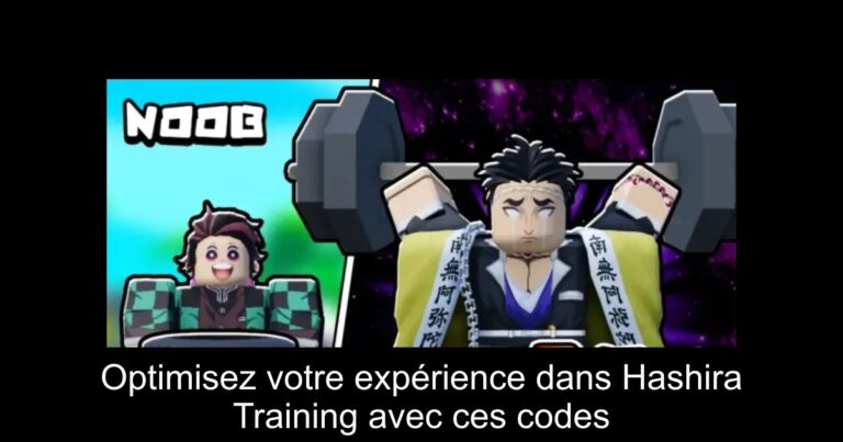 Optimisez votre expérience dans Hashira Training avec ces codes