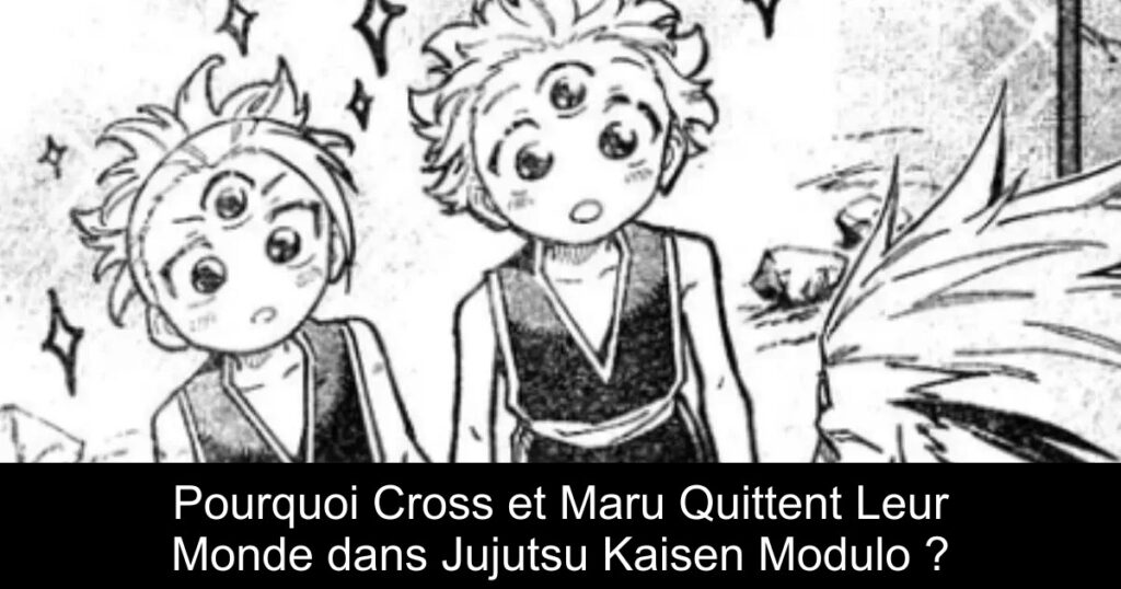 Pourquoi Cross et Maru Quittent Leur Monde dans Jujutsu Kaisen Modulo ?