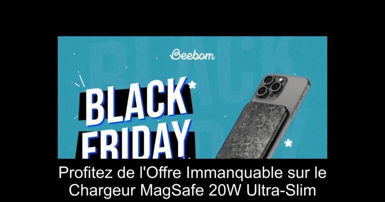 Profitez de l'Offre Immanquable sur le Chargeur MagSafe 20W Ultra-Slim