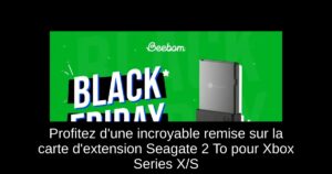 Profitez d'une incroyable remise sur la carte d'extension Seagate 2 To pour Xbox Series X/S