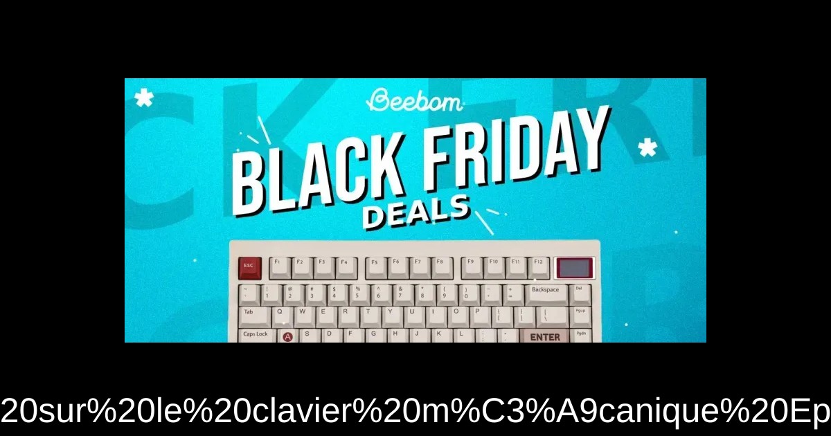 Profitez de 50% de réduction sur le clavier mécanique Epomaker TH80 dès maintenant !
