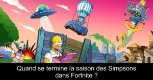Quand se termine la saison des Simpsons dans Fortnite ?