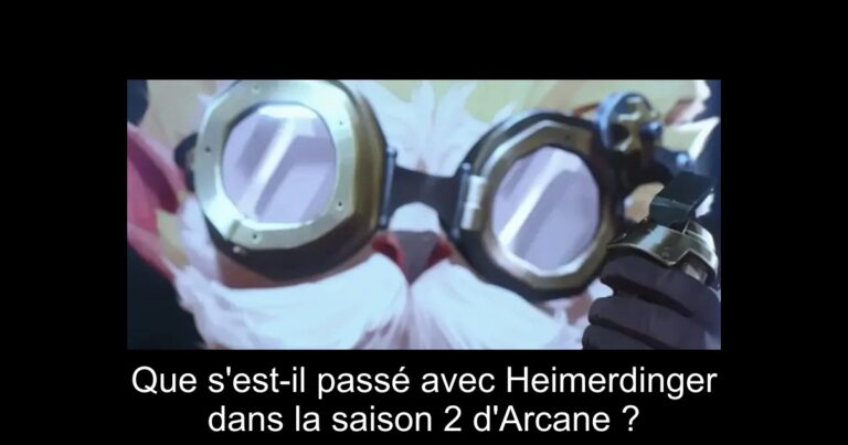 Que s'est-il passé avec Heimerdinger dans la saison 2 d'Arcane ?