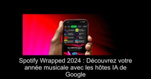 Spotify Wrapped 2024 : Découvrez votre année musicale avec les hôtes IA de Google