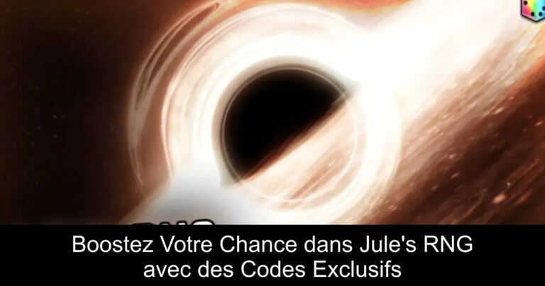 Boostez Votre Chance dans Jule's RNG avec des Codes Exclusifs