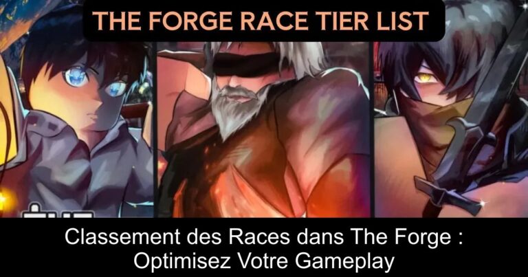 Classement des Races dans The Forge : Optimisez Votre Gameplay