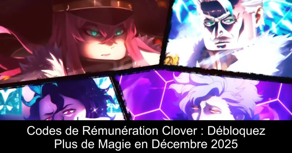Codes de Rémunération Clover : Débloquez Plus de Magie en Décembre 2025