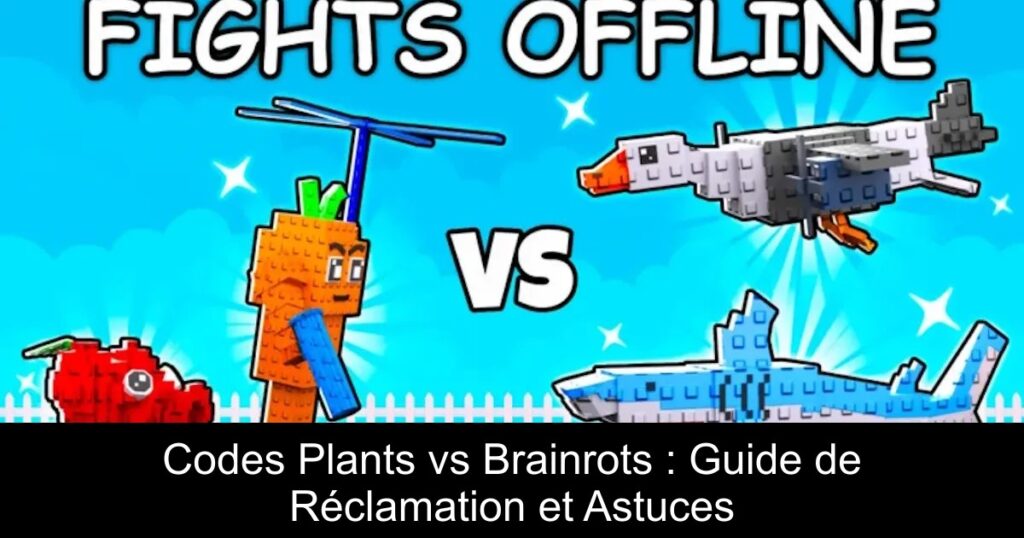 Codes Plants vs Brainrots : Guide de Réclamation et Astuces