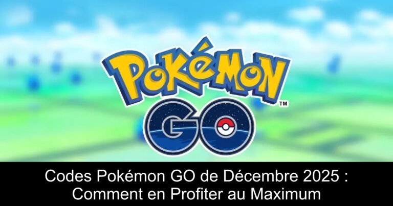 Codes Pokémon GO de Décembre 2025 : Comment en Profiter au Maximum