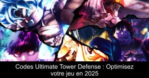 Codes Ultimate Tower Defense : Optimisez votre jeu en 2025