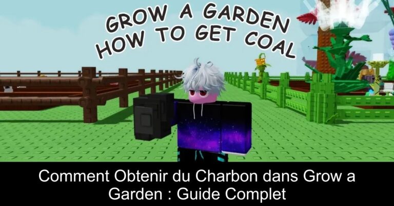 Comment Obtenir du Charbon dans Grow a Garden : Guide Complet