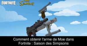 Comment obtenir l&rsquo;arme de Moe dans Fortnite : Saison des Simpsons