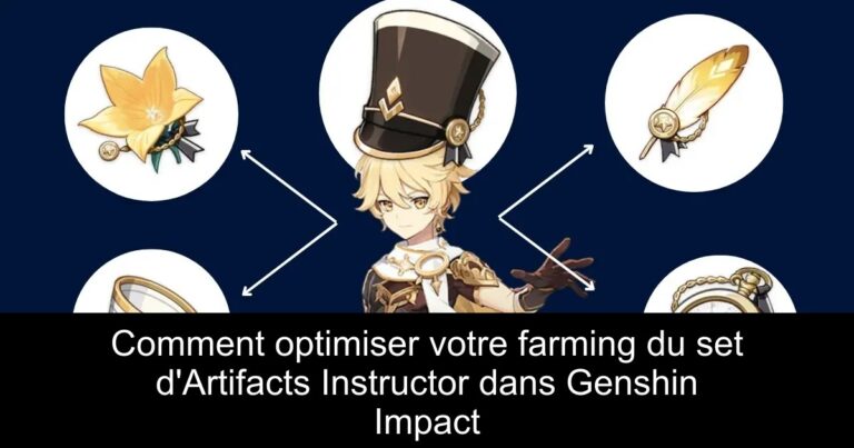 Comment optimiser votre farming du set d'Artifacts Instructor dans Genshin Impact