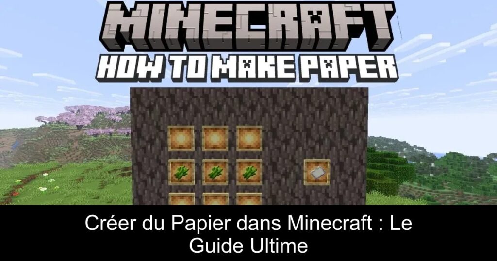 Créer du Papier dans Minecraft : Le Guide Ultime