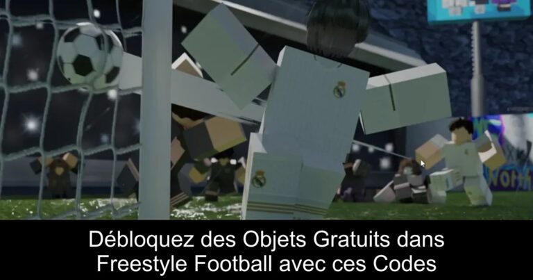 Débloquez des Objets Gratuits dans Freestyle Football avec ces Codes