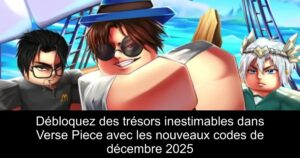Débloquez des trésors inestimables dans Verse Piece avec les nouveaux codes de décembre 2025