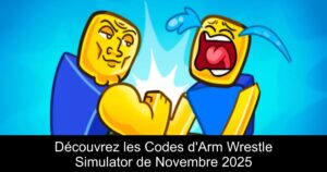 Découvrez les Codes d&rsquo;Arm Wrestle Simulator de Novembre 2025