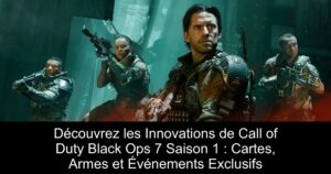 Découvrez les Innovations de Call of Duty Black Ops 7 Saison 1 : Cartes, Armes et Événements Exclusifs