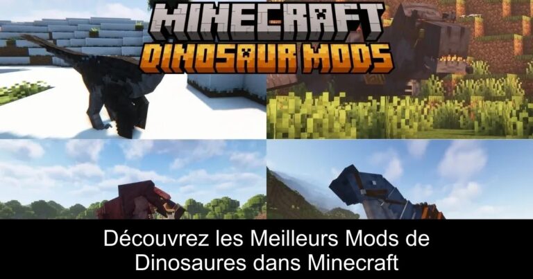 Découvrez les Meilleurs Mods de Dinosaures dans Minecraft