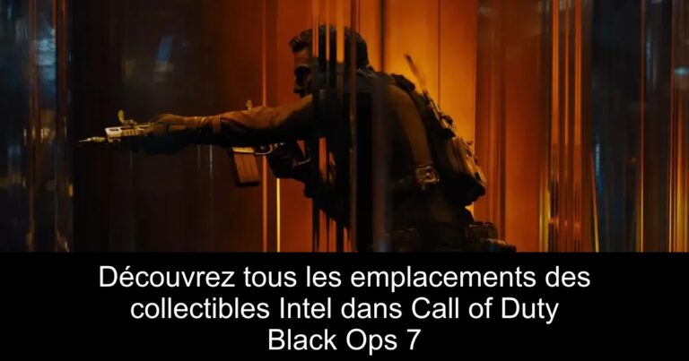 Découvrez tous les emplacements des collectibles Intel dans Call of Duty Black Ops 7