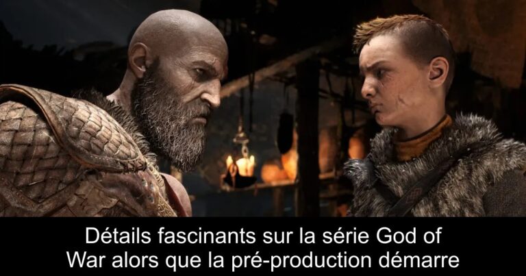 Détails fascinants sur la série God of War alors que la pré-production démarre