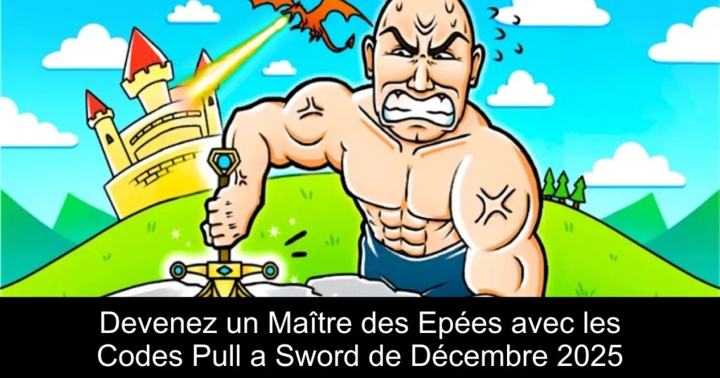 Devenez un Maître des Epées avec les Codes Pull a Sword de Décembre 2025