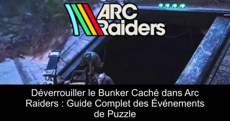 Déverrouiller le Bunker Caché dans Arc Raiders : Guide Complet des Événements de Puzzle