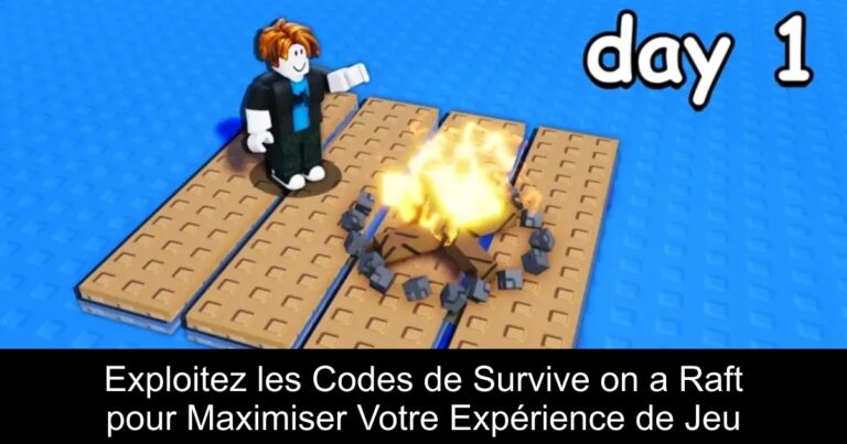 Exploitez les Codes de Survive on a Raft pour Maximiser Votre Expérience de Jeu