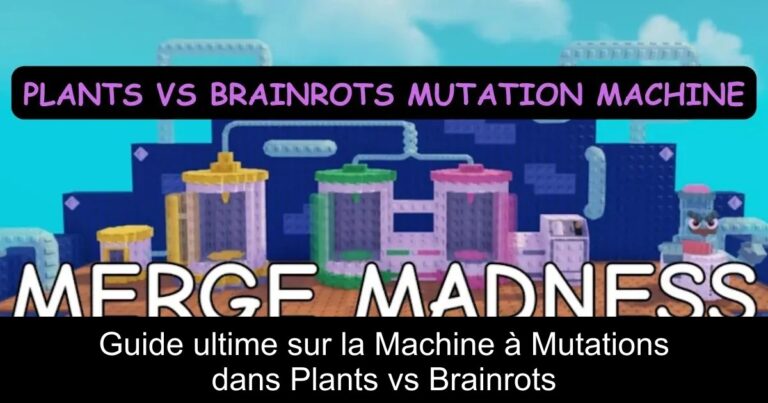 Guide ultime sur la Machine à Mutations dans Plants vs Brainrots