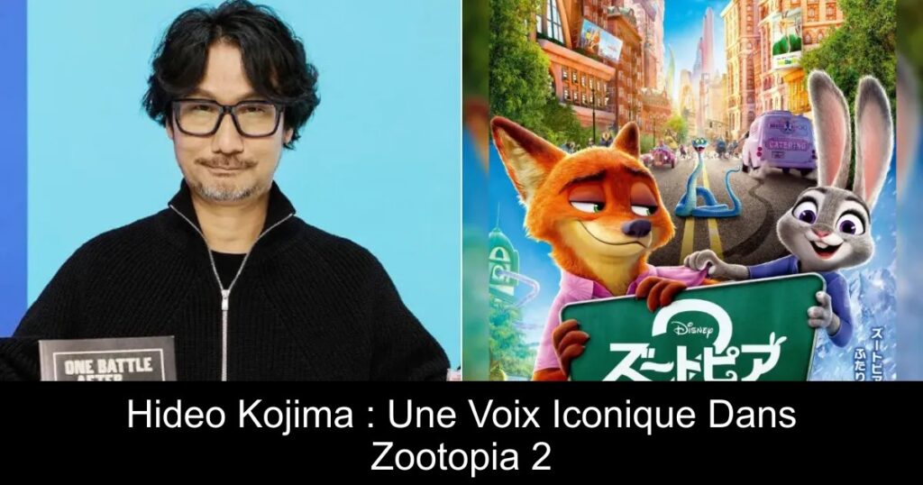 Hideo Kojima : Une Voix Iconique Dans Zootopia 2