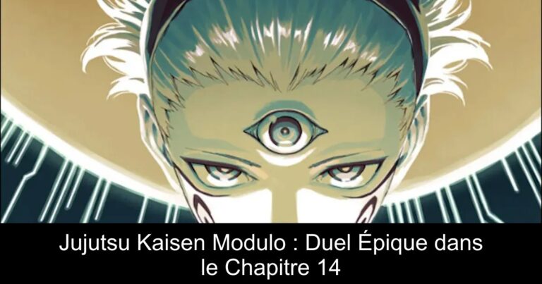 Jujutsu Kaisen Modulo : Duel Épique dans le Chapitre 14