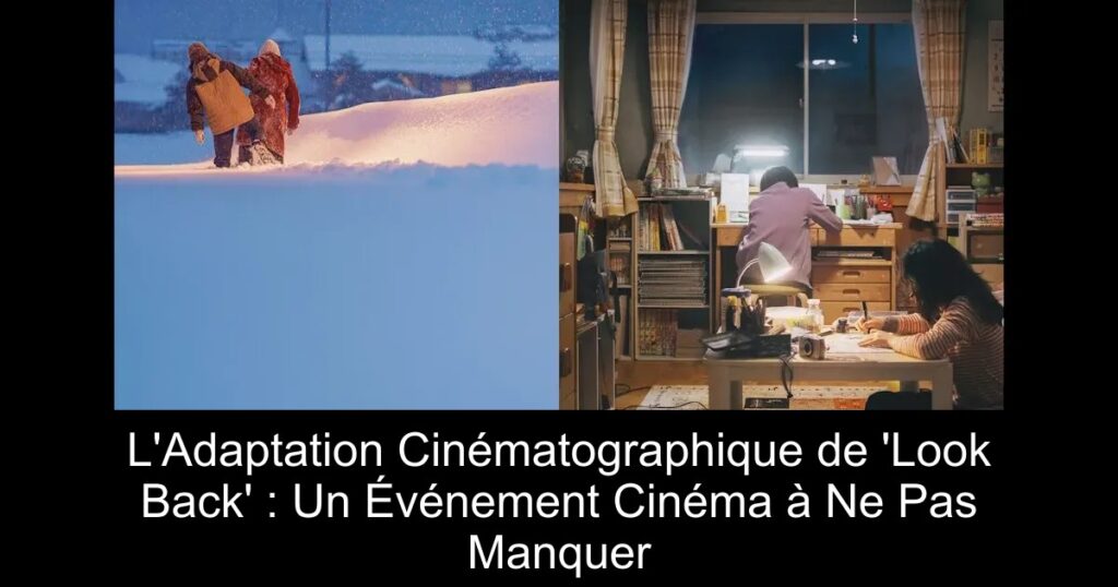 L’Adaptation Cinématographique de ‘Look Back’ : Un Événement Cinéma à Ne Pas Manquer