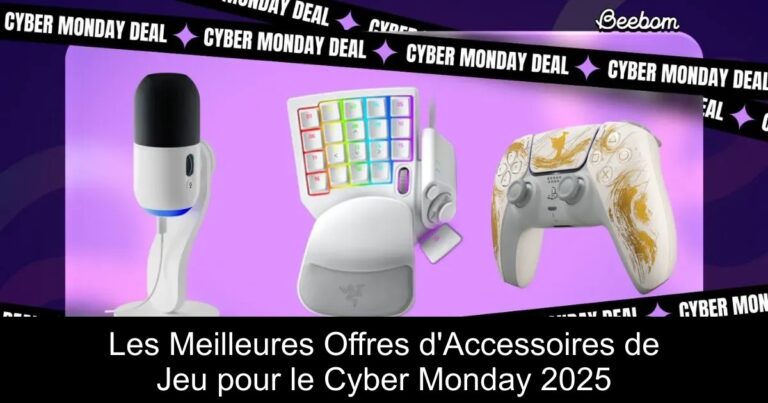 Les Meilleures Offres d'Accessoires de Jeu pour le Cyber Monday 2025