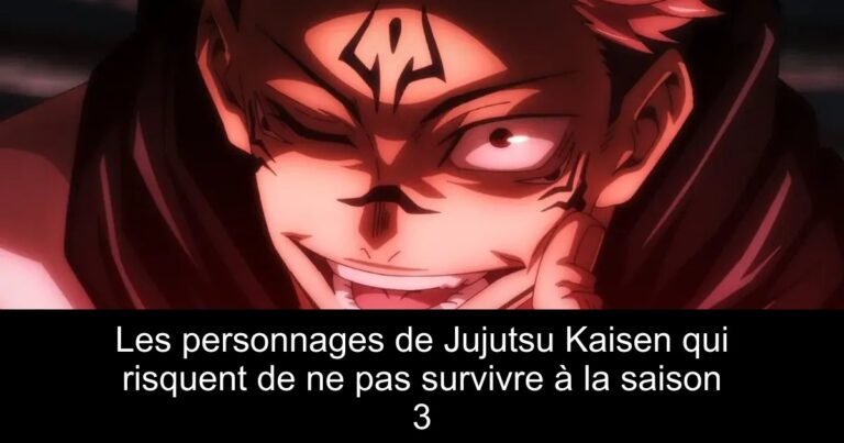 Les personnages de Jujutsu Kaisen qui risquent de ne pas survivre à la saison 3