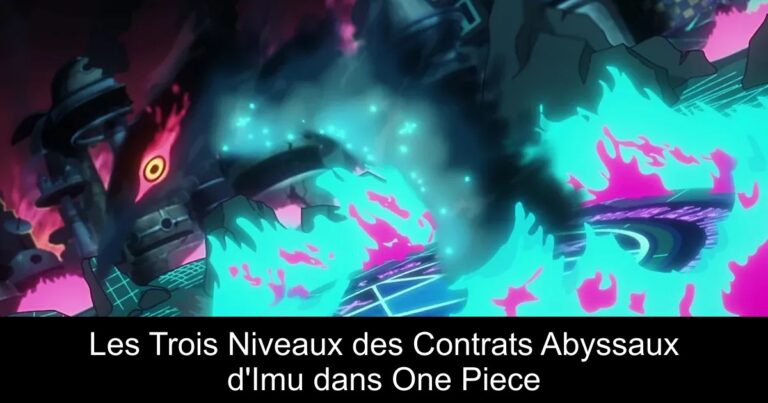 Les Trois Niveaux des Contrats Abyssaux d'Imu dans One Piece