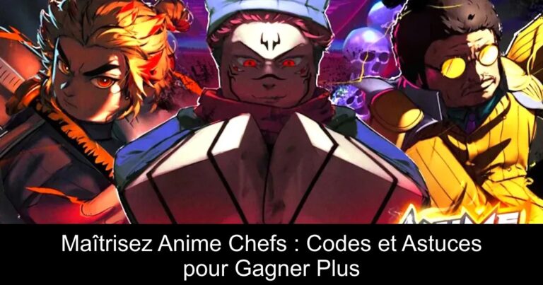 Maîtrisez Anime Chefs : Codes et Astuces pour Gagner Plus