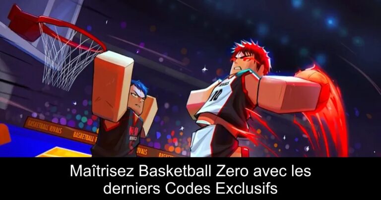 Maîtrisez Basketball Zero avec les derniers Codes Exclusifs