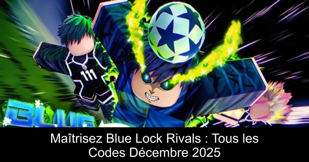 Maîtrisez Blue Lock Rivals : Tous les Codes Décembre 2025