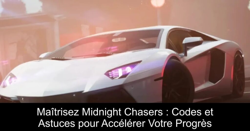 Maîtrisez Midnight Chasers : Codes et Astuces pour Accélérer Votre Progrès