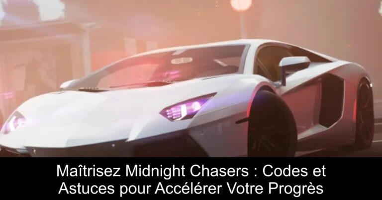 Maîtrisez Midnight Chasers : Codes et Astuces pour Accélérer Votre Progrès