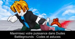 Maximisez votre puissance dans Dudes Battlegrounds : Codes et astuces