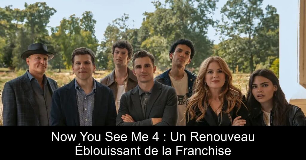 Now You See Me 4 : Un Renouveau Éblouissant de la Franchise
