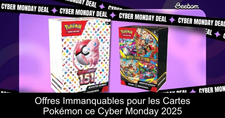Offres Immanquables pour les Cartes Pokémon ce Cyber Monday 2025