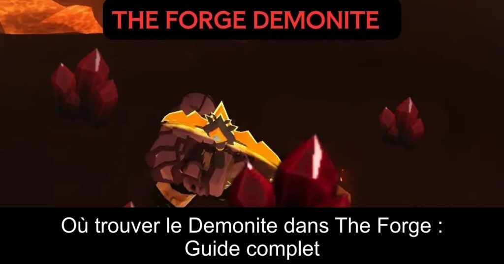 Où trouver le Demonite dans The Forge : Guide complet