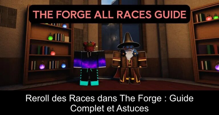 Reroll des Races dans The Forge : Guide Complet et Astuces