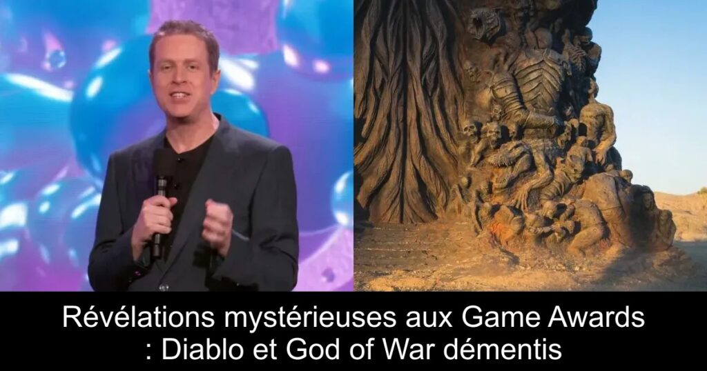 Révélations mystérieuses aux Game Awards : Diablo et God of War démentis
