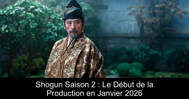 Shogun Saison 2 : Le Début de la Production en Janvier 2026