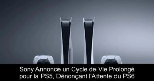 Sony Annonce un Cycle de Vie Prolongé pour la PS5, Dénonçant l&rsquo;Attente du PS6